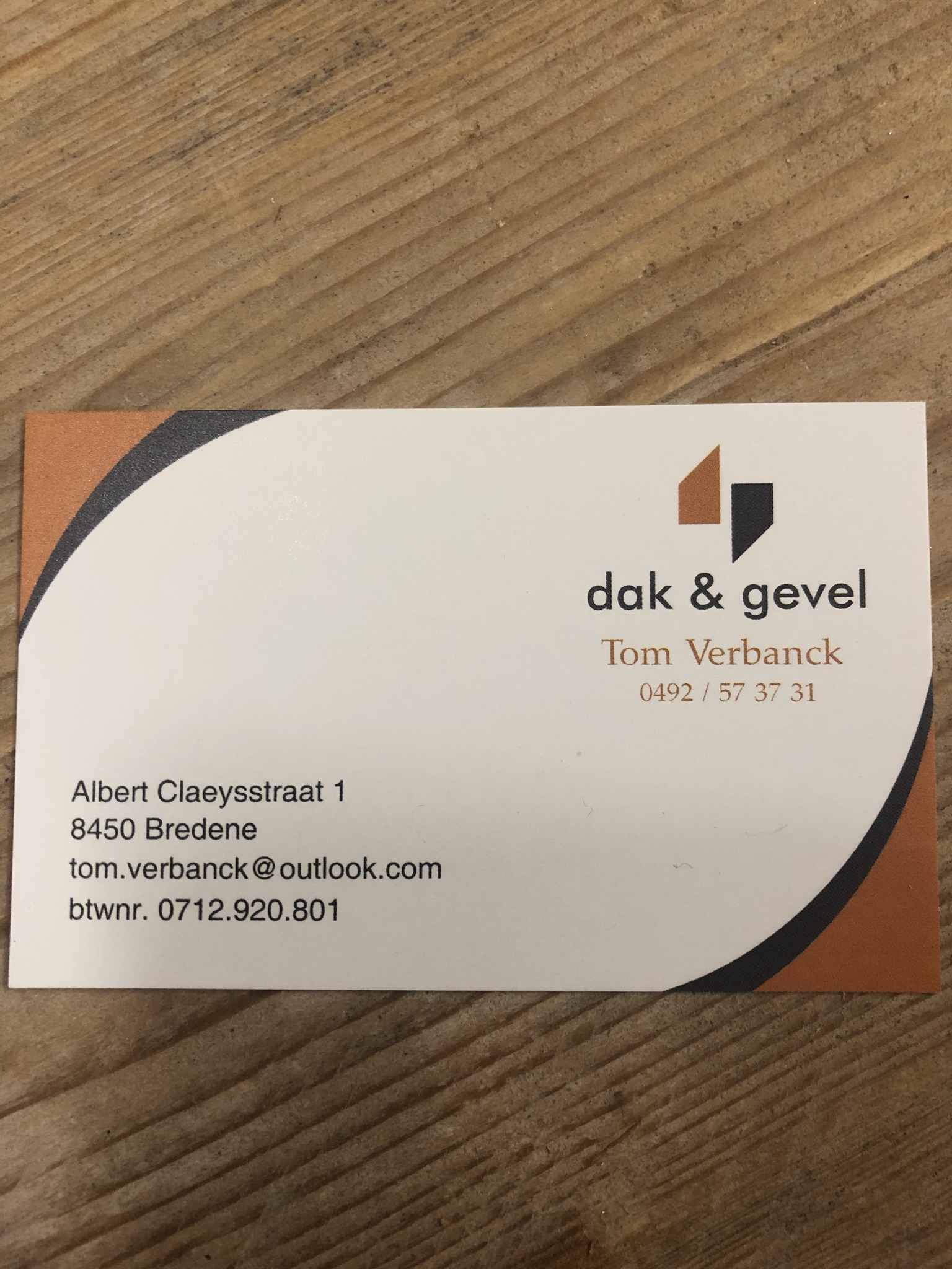 dakwerkers Welden Dak & Gevel Tom Verbanck