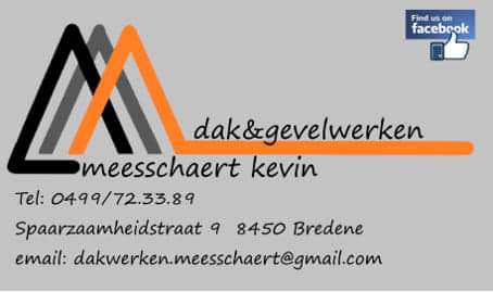 dakwerkers Avekapelle Dak&gevelwerken meesschaert kevin